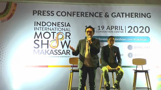 Press conference IIMS Makassar 2020. (Sulselsatu/Sri Wahyudi Astuti)