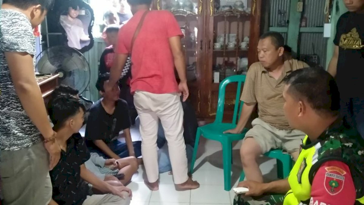 Pesta Ganja, Empat Remaja di Parepare Diciduk Babinsa