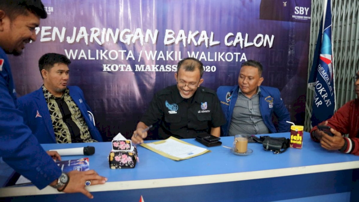 Maju Pilwali Makassar, Uki Bidik Demokrat