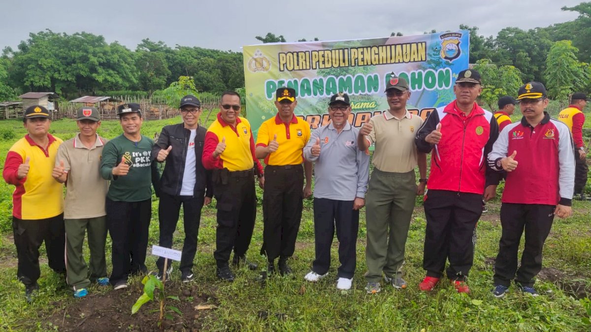 Wawali Parepare Apresiasi Polri Tanam Ribuan Pohon