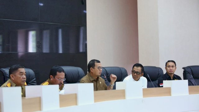 Rakor P4GN di Ruang Sipakalebbi, Balai Kota Makassar. (ist)