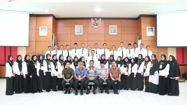 Pembekalan CPNS angkatan I dan II 2018 Pemkab Barru. (ist)