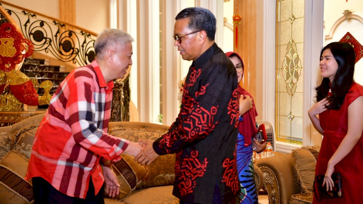 Imlek 2571, Nurdin Abdullah Hadiri Undangan Tokoh dan Masyarakat Tionghoa