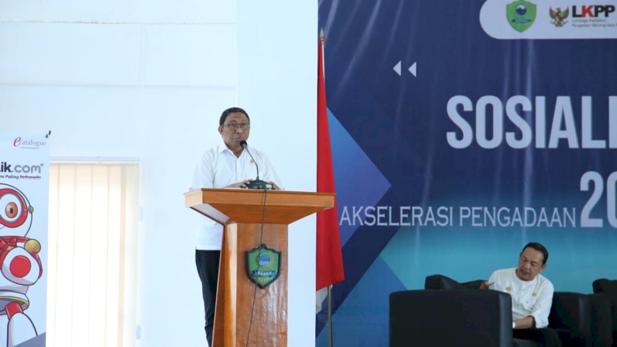 Sosialisasi Pengadaan Barang dan Jasa, Wabup Barru Minta Jaminan Kualitas