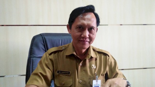 Kepala Bidang Pengadaan dan Informasi BKPSDMMakassar Kadir Masri. (Sulselsatu/Resti Setiawati)