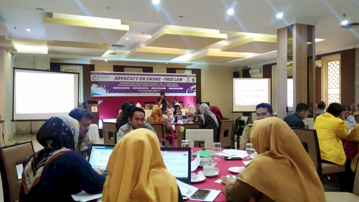 Hasanuddin Contact Dorong Pemkot Buat Perda Larangan Iklan Rokok