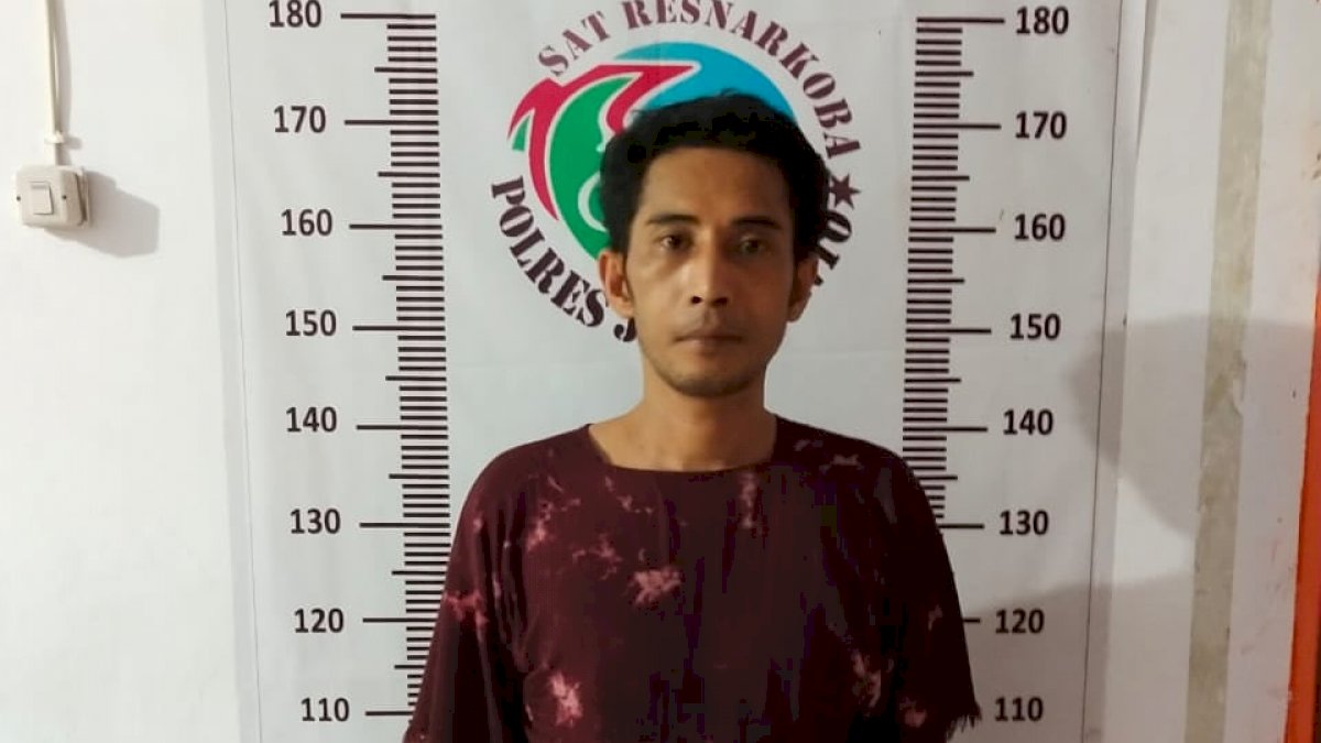 Polres Jeneponto Tangkap Pengedar Sabu
