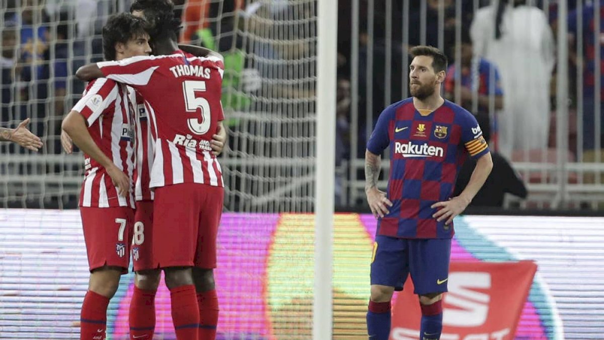 Atletico Madrid Tendang Barcelona di Piala Super Spanyol