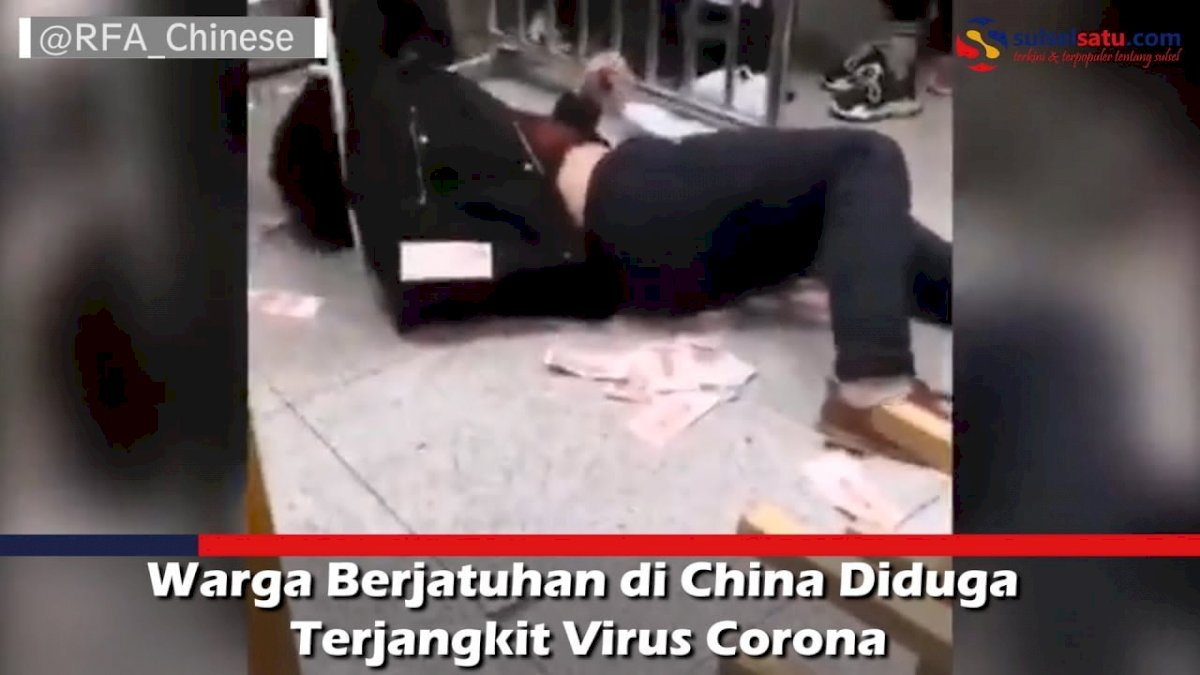 VIDEO: Warga Berjatuhan di China Diduga Terjangkit Virus Corona