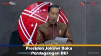 VIDEO: Presiden Jokowi Buka Perdagangan BEI