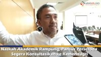 VIDEO: Naskah Akademik Rampung, Pansus Perseroda Segera Konsultasikan ke Kemendagri