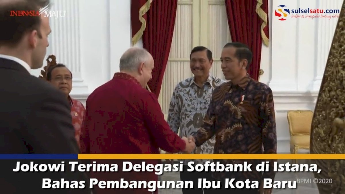 VIDEO: Jokowi Terima Delegasi Softbank di Istana, Bahas Pembangunan Ibu Kota Baru