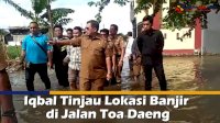 VIDEO: Iqbal Tinjau Lokasi Banjir di Jalan Toa Daeng