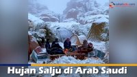 VIDEO: Hujan Salju di Arab Saudi