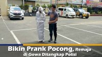 VIDEO: Bikin Prank Pocong, Remaja di Gowa Ditangkap Polisi