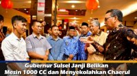 VIDEO: Gubernur Sulsel Janji Belikan Mesin 1000 CC dan Menyekolahkan Chaerul
