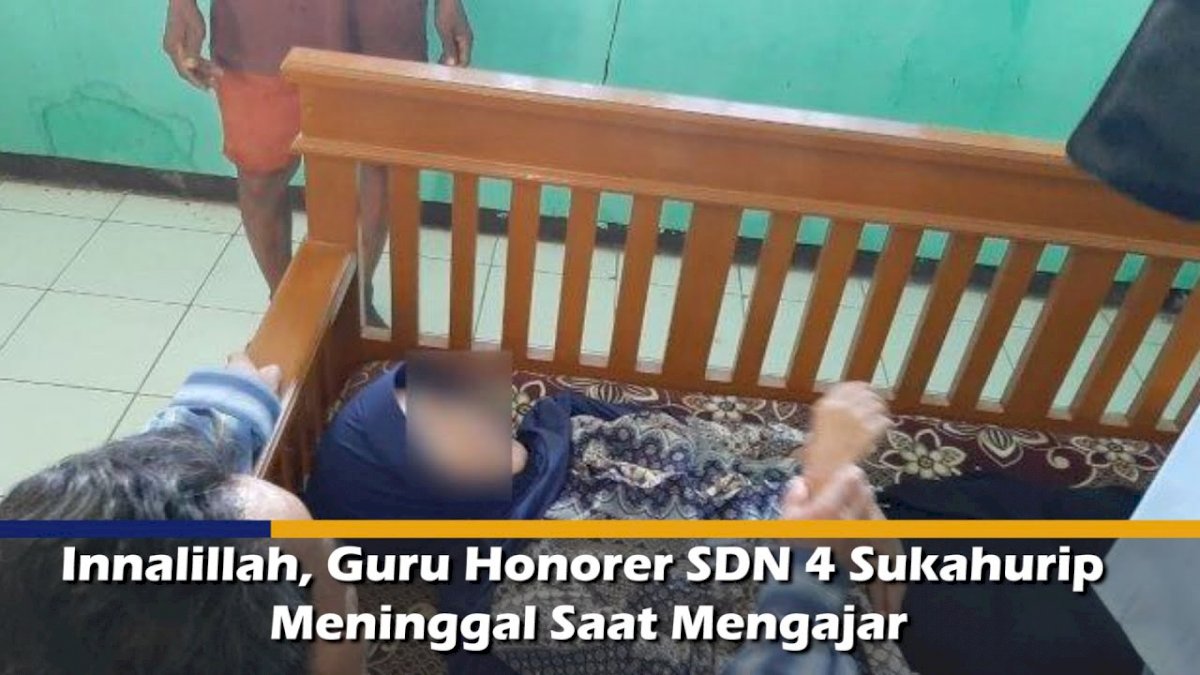 VIDEO: Innalillah, Guru Honorer SDN 4 Sukahurip Meninggal Saat Mengajar