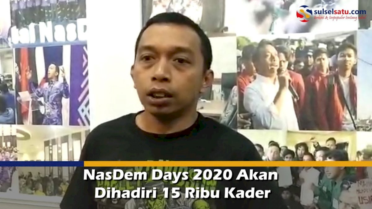 VIDEO: NasDem Days 2020 Akan Dihadiri 15 Ribu Kader