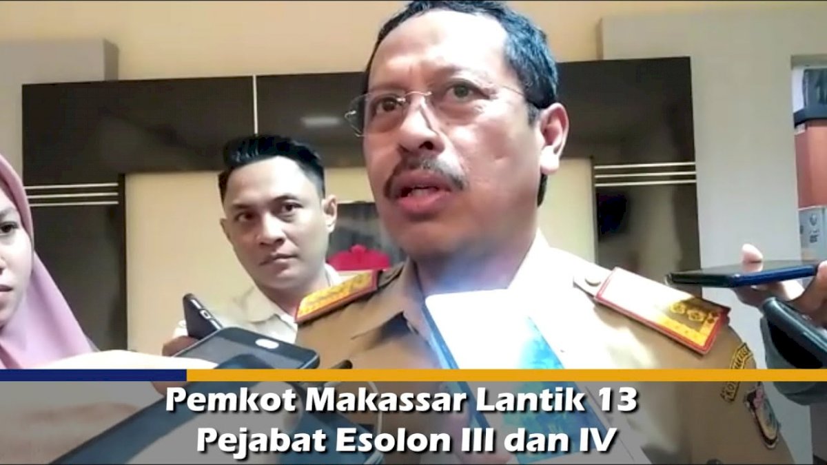 VIDEO: Pemkot Makassar Lantik 13 Pejabat Esolon III dan IV