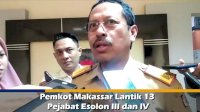 VIDEO: Pemkot Makassar Lantik 13 Pejabat Esolon III dan IV