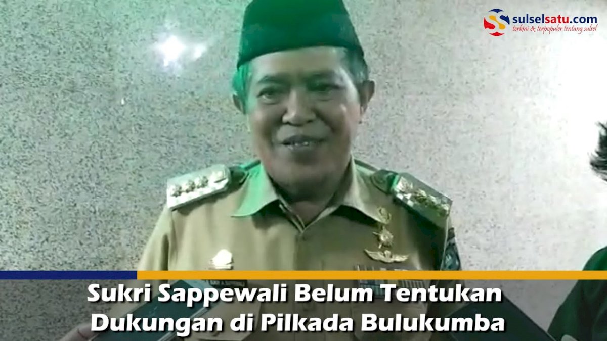 VIDEO: Sukri Sappewali Belum Tentukan Dukungan di Pilkada Bulukumba