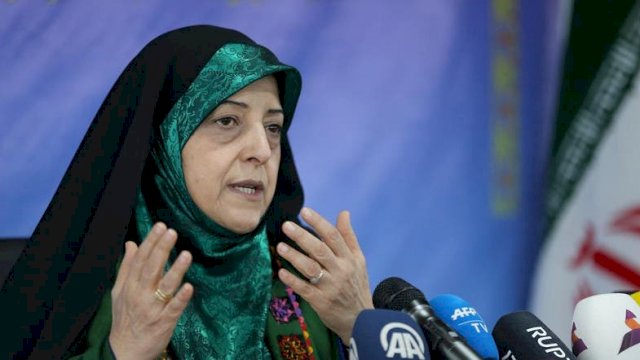 Wakil Presiden Urusan Wanita dan Keluarga, Mashoumeh Ebtekar. (int) 