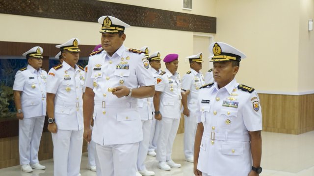 Sertijab Danlanal Kendari. (Foto/Ist)