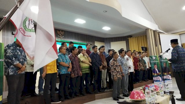 Pelantikan Pengurus Pordi Sulsel. (Sulselsatu/Asrul)