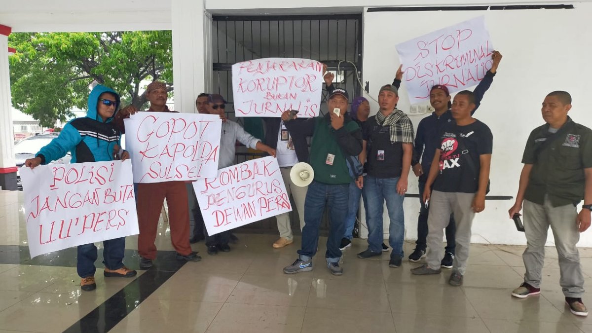 Solidaritas Jurnalis Jeneponto Minta Polda Sulsel Bebaskan Muhammad Asrul