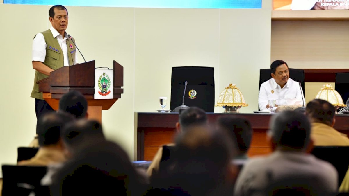 Perdana, Pemprov Sulsel, Forkompinda dan BNPB Gelar Penataran Bencana