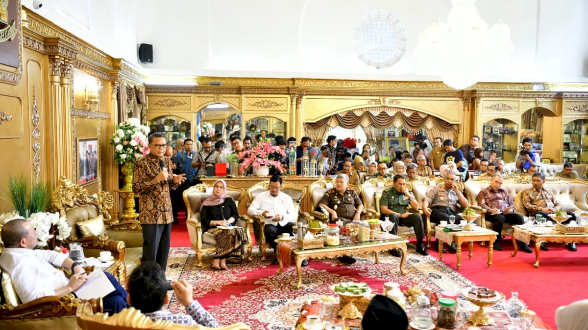 Nurdin Abdullah Paparkan Capaian Sulsel di Hadapan Ketua DPD RI