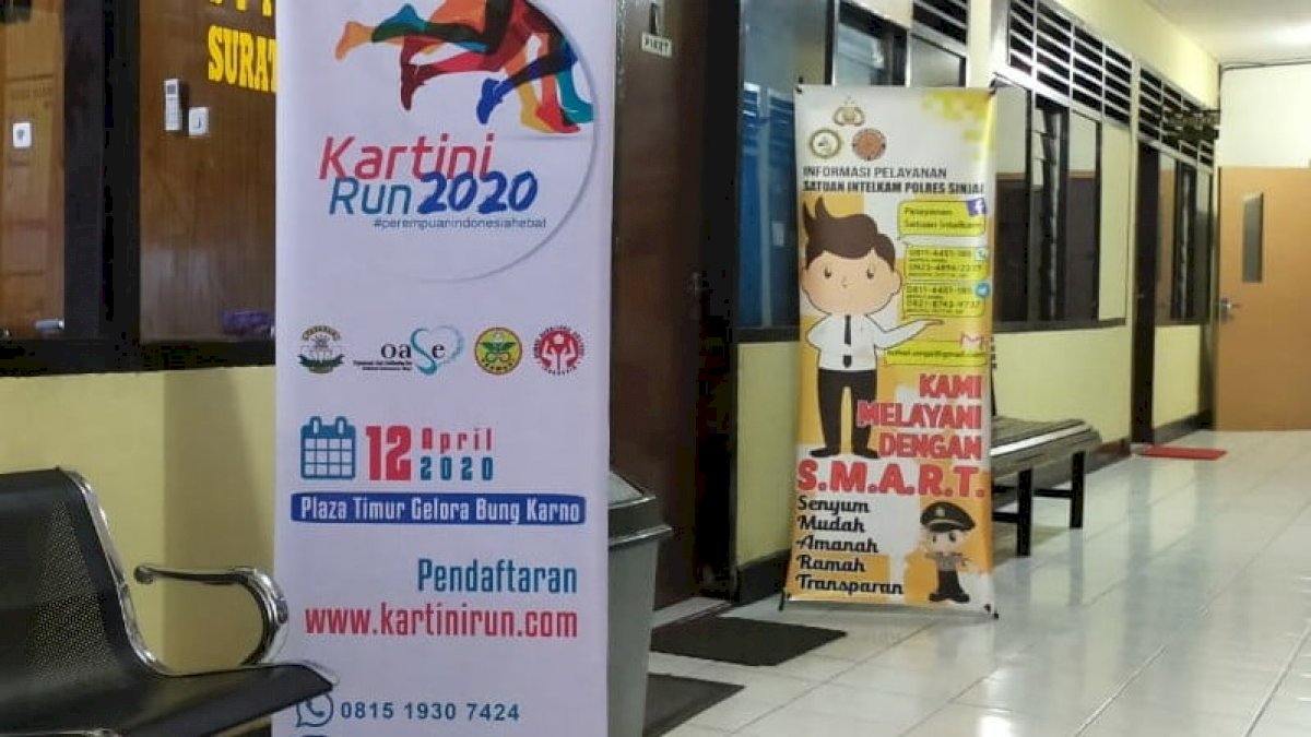 Sambut Hari Emansipasi Perempuan Indonesia, Polres Sinjai Sosialisasikan Kartini Run 2020