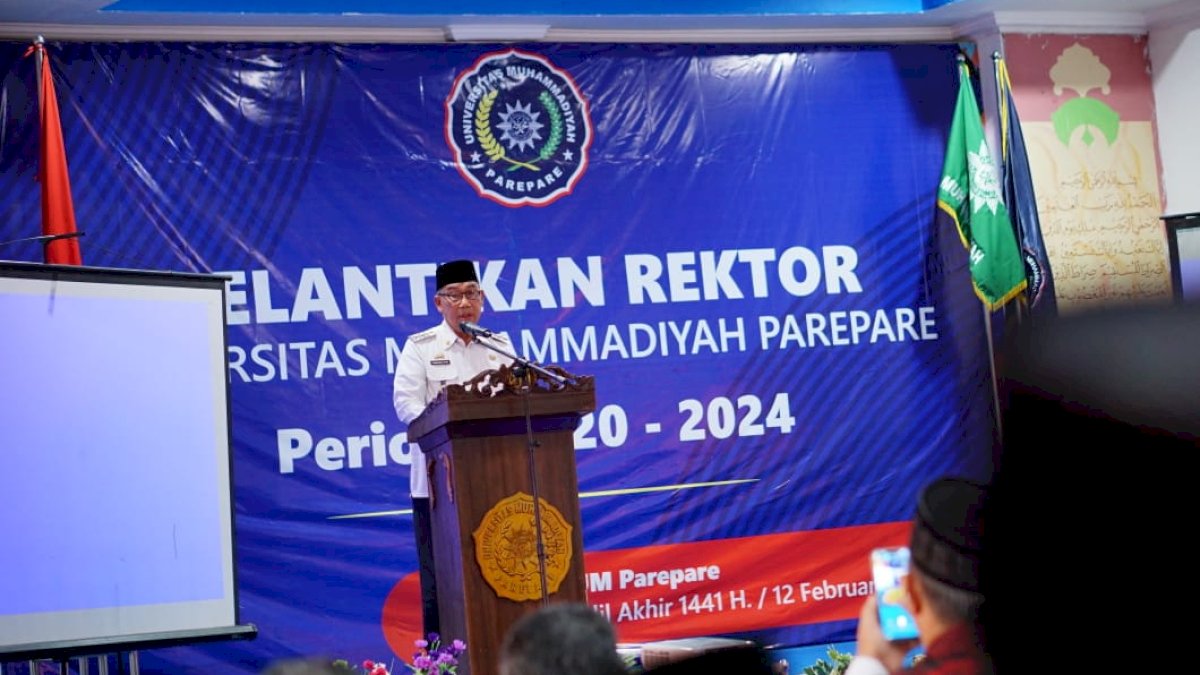 Hadiri Pelantikan Rektor Umpar, Ini Pesan Wawali Parepare