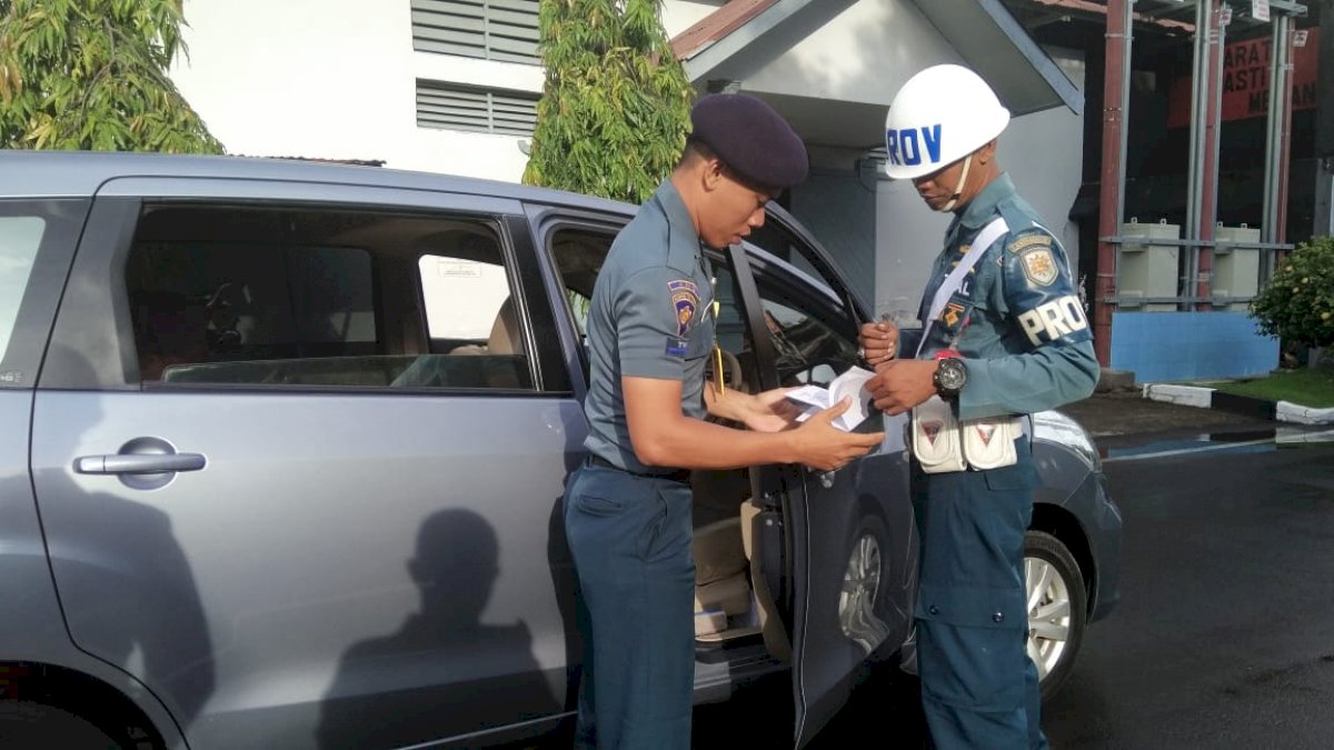 Pekan Disiplin Pomal, Randis Wadan Lantamal VI Tak Luput dari Razia