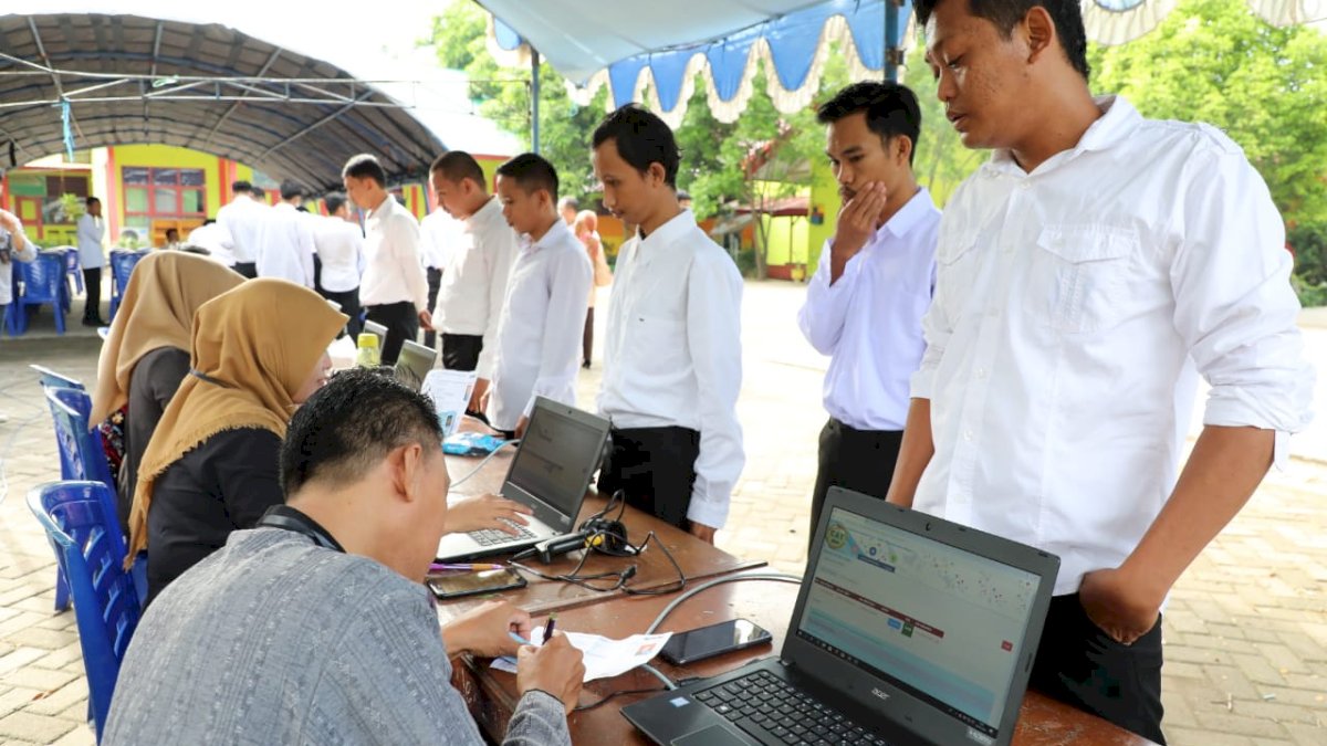Bupati Bantaeng Pantau Langsung Pelaksanaan Tes CPNS