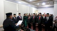 Sekprov Sulsel Lantik Empat Pejabat Eselon II Jelang Tengah Malam