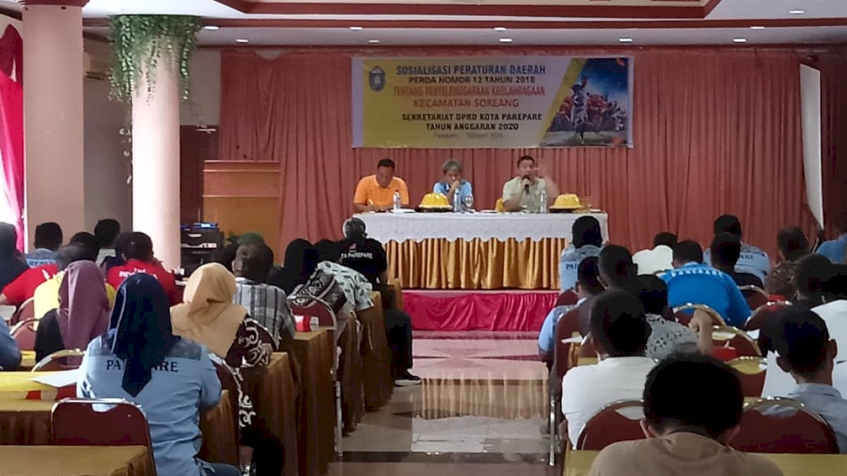 DPRD Parepare Sosialisasikan Perda Tentang Keolahragaan