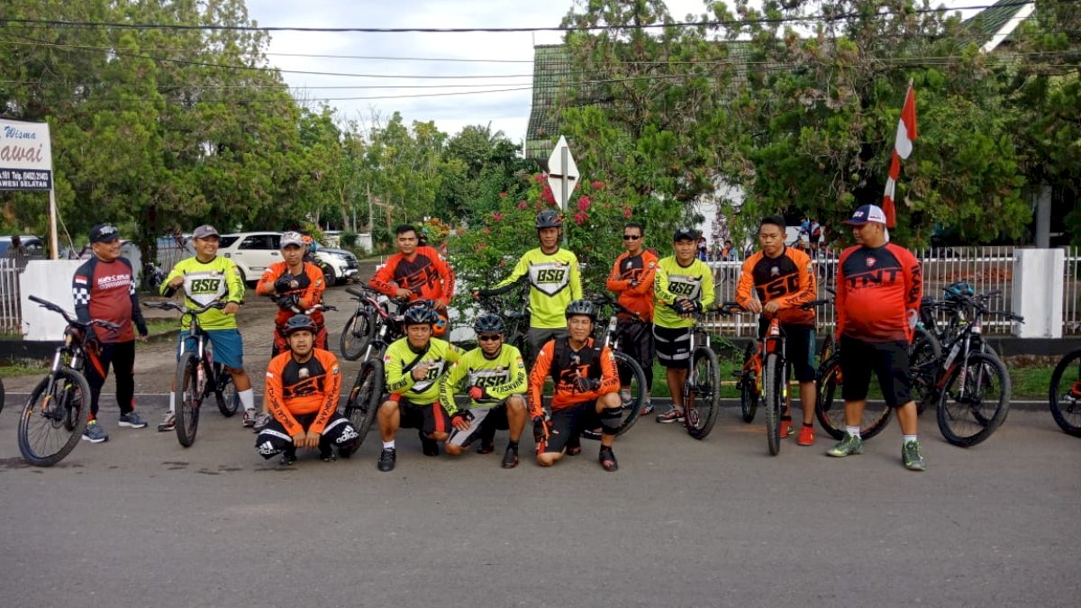 Bhayangkara Bicycle Polres Sinjai Turut Meriahkan Fun Bike HJS ke-456
