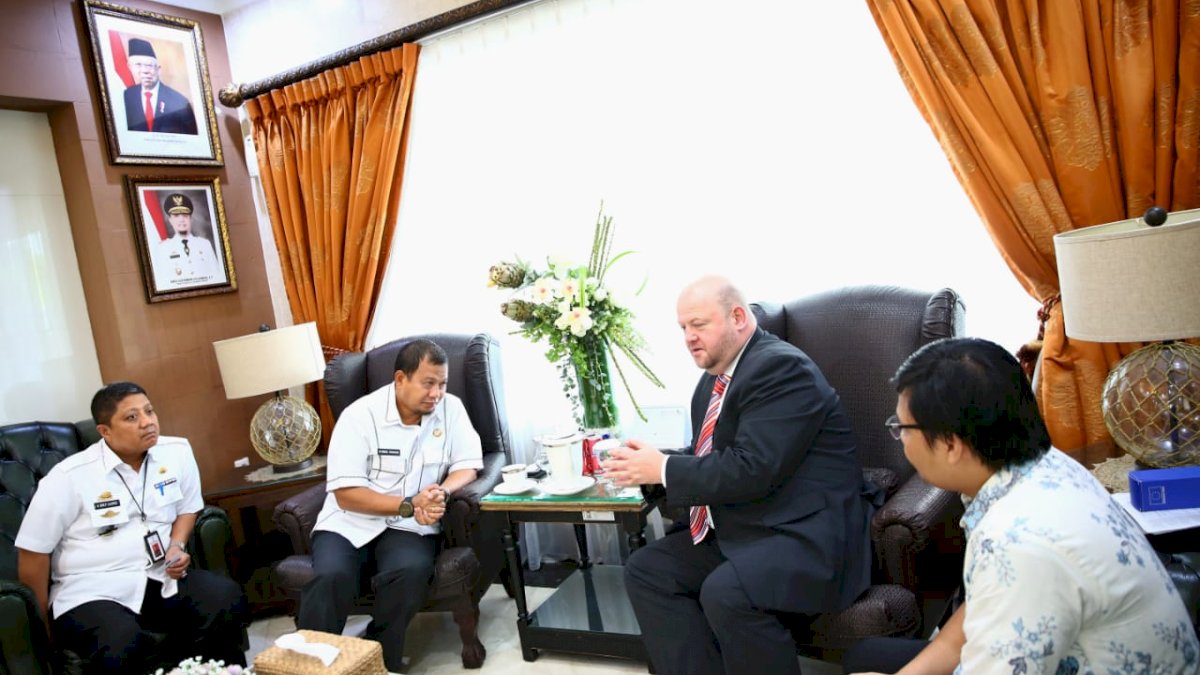 Uni Eropa Jajaki Kerjasama Kemaritiman dengan Pemkot Makassar