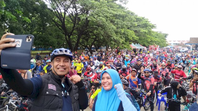 Fun Bike Hati Kita Keren. (Sulselsatu/Indra Sadli Pratama)