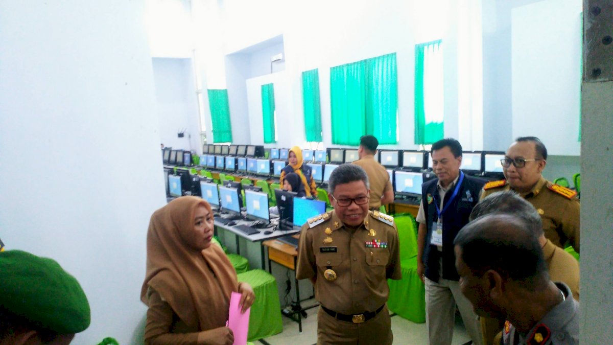 Taufan Pawe Pantau Pelaksanaan Seleksi CPNS di Parepare