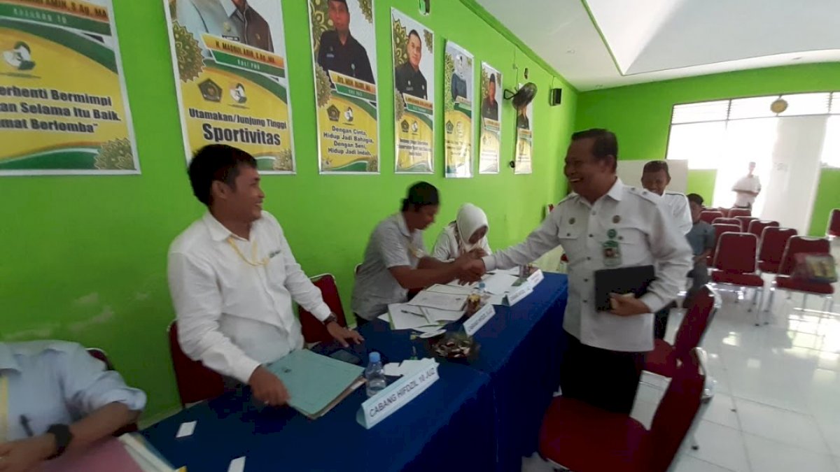 Kakan Kemenag Barru Pantau Persiapan Panitia MTQ XXXIV 2020