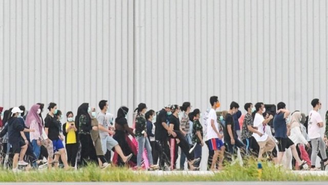 WNI observasi di Natuna. (int)