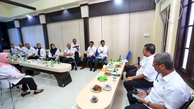 Rapat koordinasi persiapan Hari Kebudayaan Kota Makassar pada 1 April 2020 mendatang. (ist) 