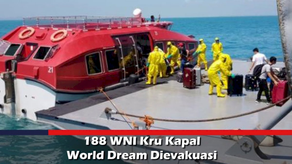 VIDEO: 188 WNI Kru Kapal World Dream Dievakuasi