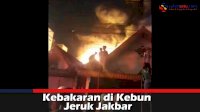 VIDEO: Kebakaran di Kebun Jeruk Jakbar