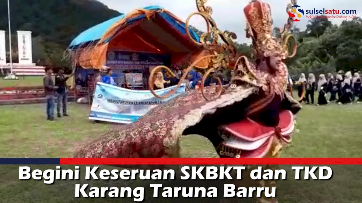 VIDEO: Begini Keseruan SKBKT dan TKD Karang Taruna Barru