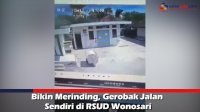 VIDEO: Bikin Merinding, Gerobak Jalan Sendiri di RSUD Wonosari
