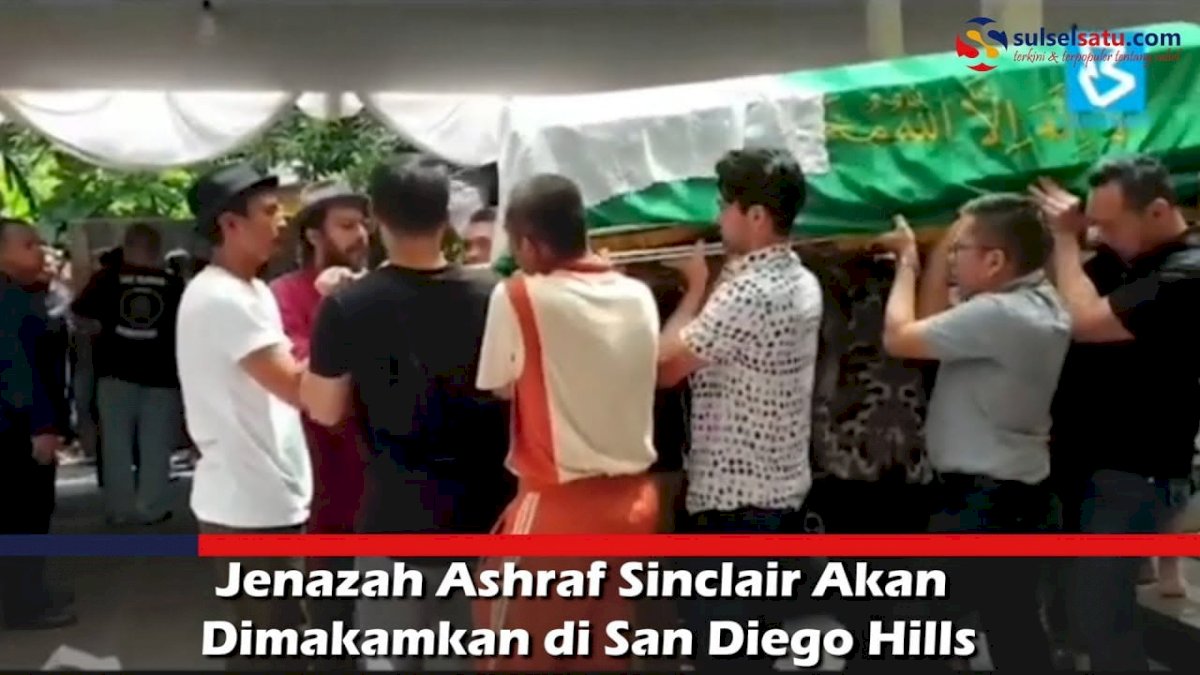 VIDEO: Jenazah Ashraf Sinclair Akan Dimakamkan di San Diego Hills