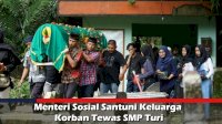 VIDEO: Menteri Sosial Santuni Keluarga Korban Tewas SMP Turi